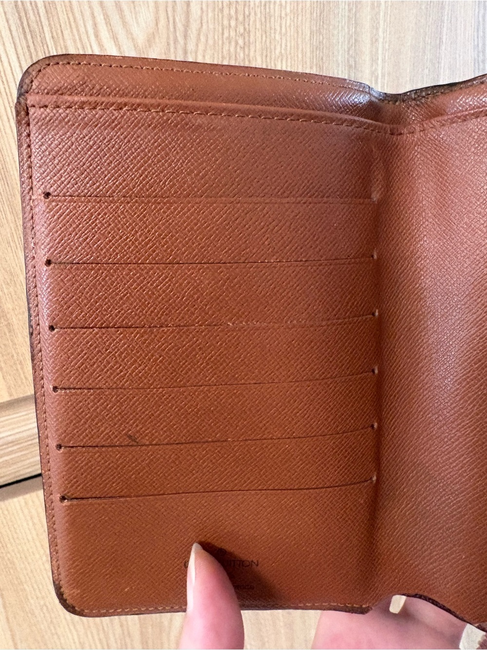 Auth Louis Vuitton monogram passport wallet - Picture 5 of 14